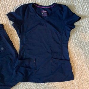 Set of Navy Blue Scrubs